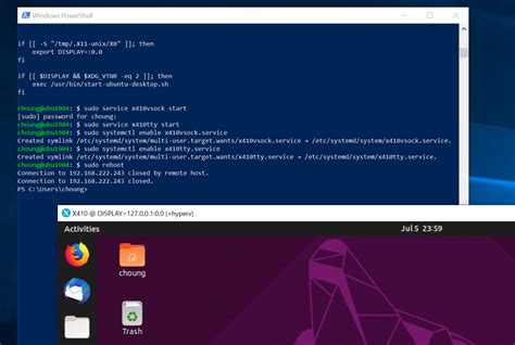 Opening Ubuntu Desktop In Hyper V Vm On X410 Over Vsock X410dev