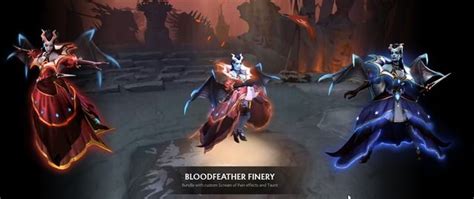 Dota Immortal Queen Of Pain Bloodfeather Finery Bundle