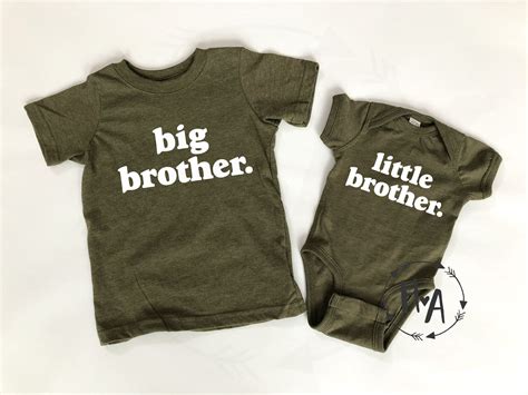 Big Brother Shirt Big Bro Shirt Little Brother Shirt Little Etsy