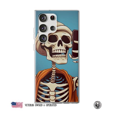 Best Selfie Skeleton Selfie Galaxy S23 S23 Plus S23 Ultra Phone Case Etsy