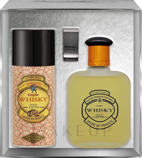 Evaflor Whisky Set Edt 100ml Deo 150ml Acc MAKEUP