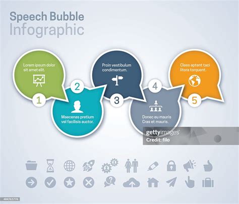 Speech Bubble Infographic High Res Vector Graphic Getty Images