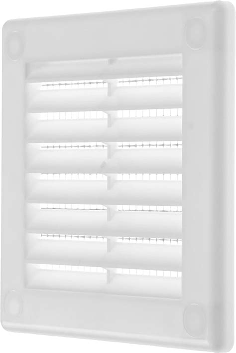 Vent Systems 4 X 4 Inch White Soffit Vent Cover Flat Square Air