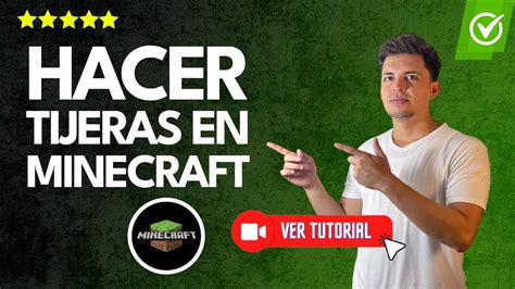 Cómo HACER TIJERAS en Minecraft Materiales y usos YouTube