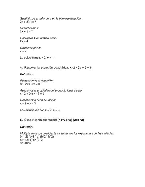 Solution Ejercicios De Lgebra Resueltos Paso A Paso Studypool