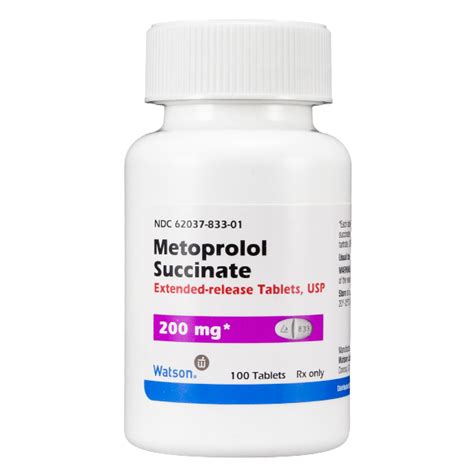 Metoprolol Succ Er 200mg Rx Products