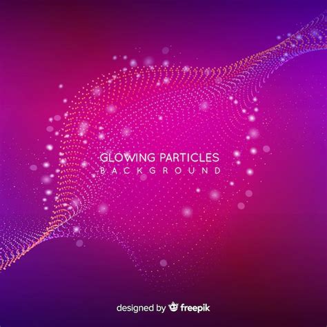 Free Vector | Glowing particles background