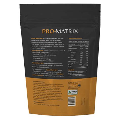 Pro Matrix Naked Whey Protein Concentrate Unflavoured Kg