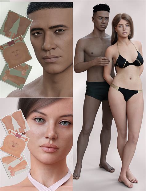 ES3D Skinvent Details Merchant Resource Bundle For Genesis 9 Daz 3D