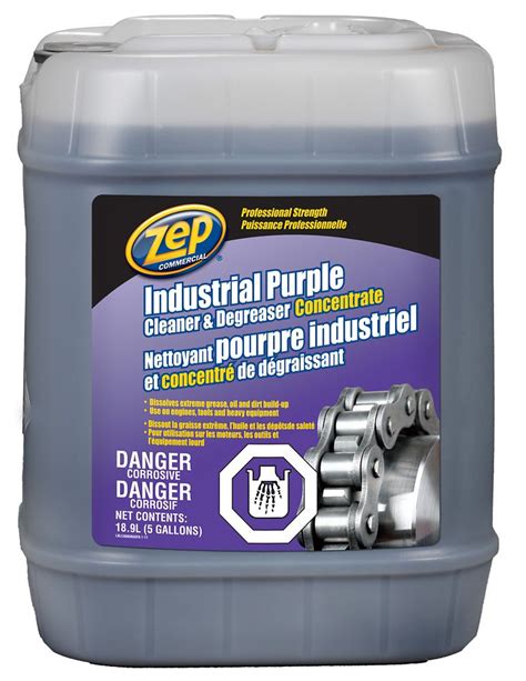 Zep Commercial Industrial Purple Cleaner And Degreaser 18 9 L The