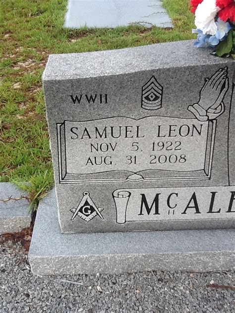 Samuel Leon McAlexander Sr 1922 2008 Find A Grave Memorial