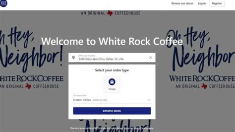 White Rock Coffee Menu Prices | Updated January 2025