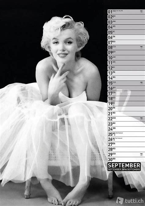 Marilyn Monroe Photo Wand Kalender Top Canton Basel