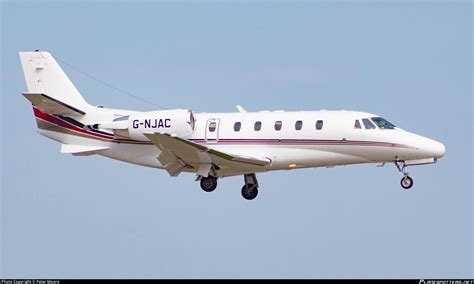 G NJAC Netjets UK Cessna 560XL Citation XLS Photo By Peter Moore ID