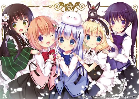 Kafuu Chino Hoto Cocoa Kirima Sharo Tippy Ujimatsu Chiya And 2