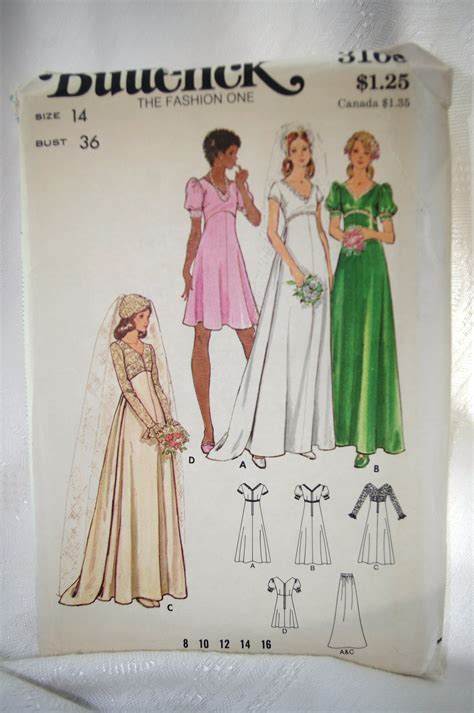 Sewing And Needlecraft Kits And How To Craft Supplies And Tools Misses Dress Wedding Gown Vintage