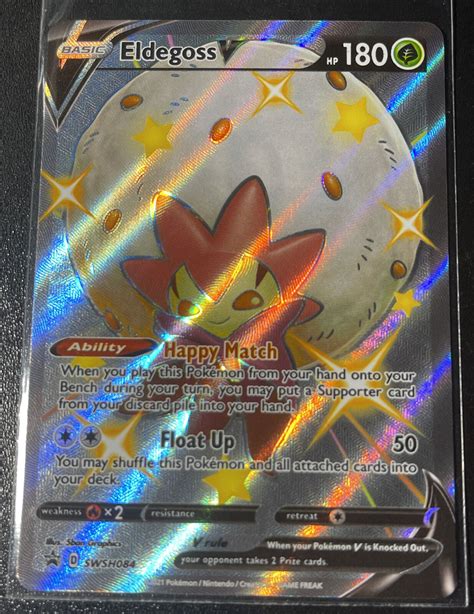 Pok Mon Shining Fates Shiny Eldegoss V Swsh Black Star Promo Ebay