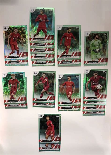 2022 23 Topps Jade Edition Fabio Carvalho Cody Gakpo Trent Alexander