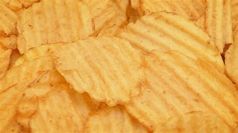 Crinkle Cut Potato Chips Rotating, Stock Footage | VideoHive