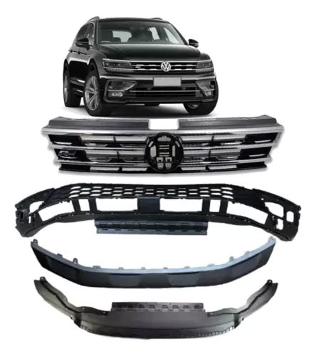 Kit Frente Parachoque Spoiler Defletor Tiguan A Frete Gr Tis