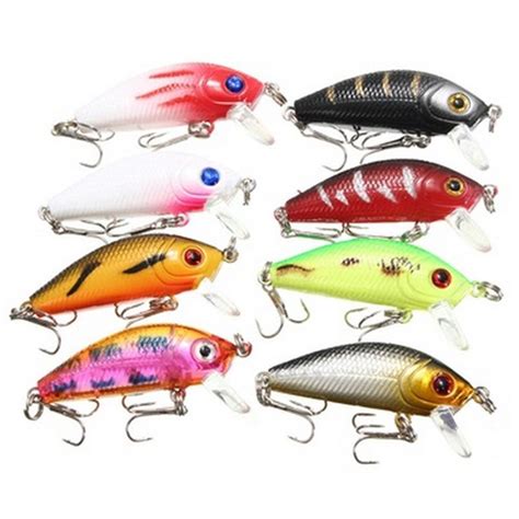 Buy 1 5 10 48Pcs Set Mixed Size Minnow Fishing Artificial Lures Baits