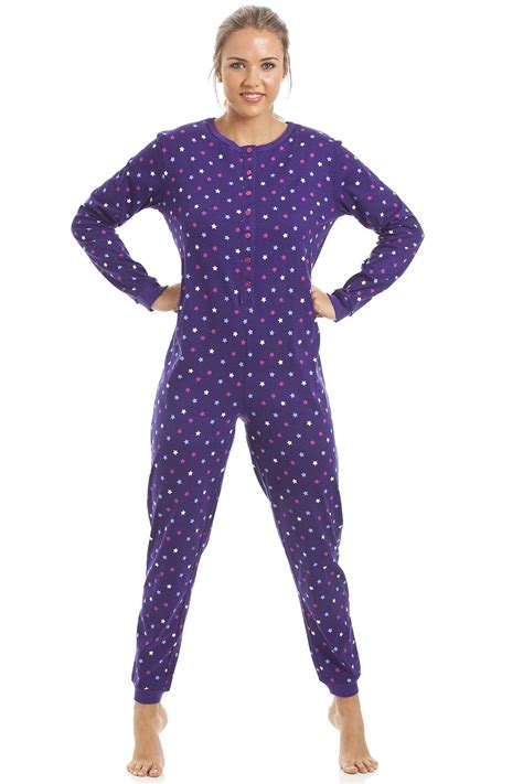 100 Cotton Multi Coloured Star Print Purple Onesie