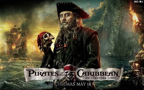 Blackbeard Pirates Of The Caribbean Ian Mcshane Pirates Of The