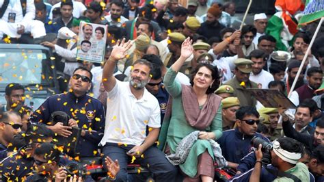 Rahul Gandhi Resumes Bharat Jodo Nyay Yatra From UP S Moradabad With