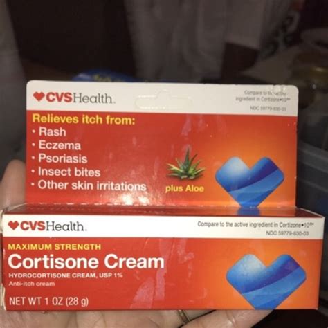 Cvs Health Cortisone Cream Hydrocortisone Cream Usp G Shopee