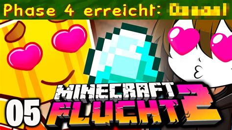 Unsere ERSTEN DIAMANTEN Minecraft Flucht 2 05 YouTube