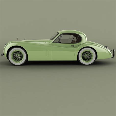 Jaguar Xk120 Coupe 3d Model 109 Max Fbx Obj Free3d