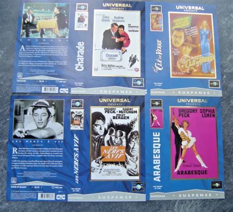 SUSPENSE CIC Lot De 18 Jaquettes Vhs Comme Neuves Le Tueur A Gages