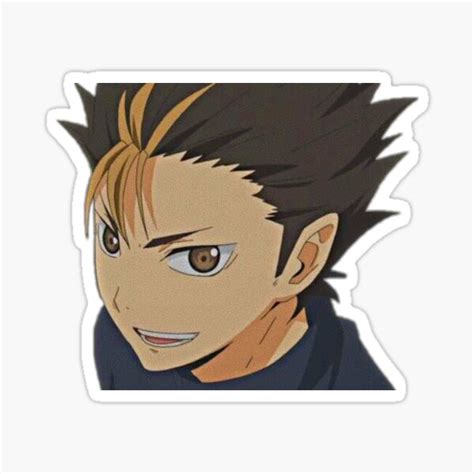 Haikyuu Nishinoya Sticker Sticker For Sale By Hannieluxy Redbubble