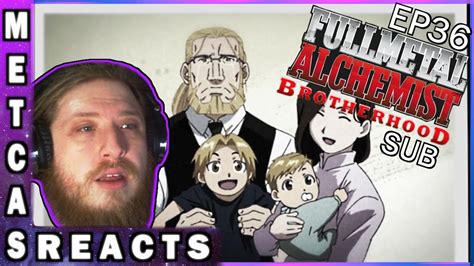 Fullmetal Alchemist Brotherhood SUB Episode 36 Reaction Metcas