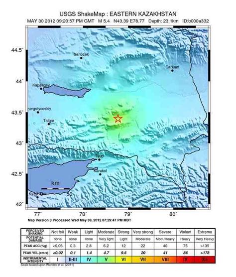 Sciency Thoughts Earthquake In Southeast Kazakhstan