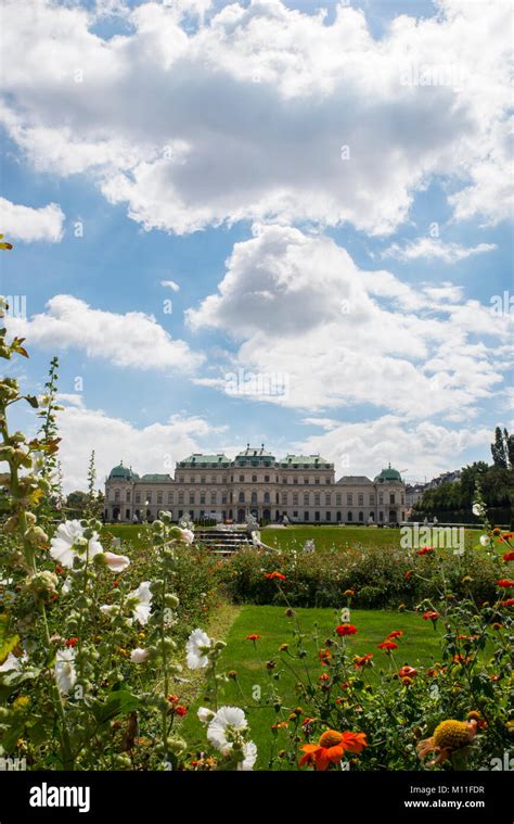 Belvedere Palace And Museum Vienna Stock Photo Alamy