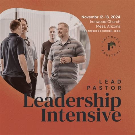 Lead Pastor Training Event | Mesa, AZ | November 12-13, 2024