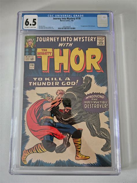 Journey Into Mystery Cgc St Appearance Of Destroyer