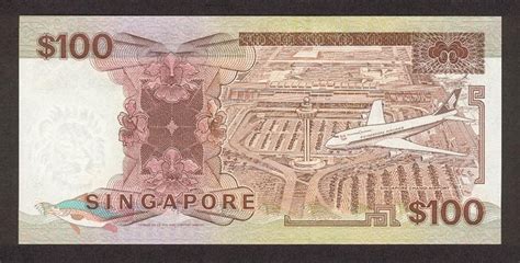 Singapore 100 Dollars Banknote Ship Series World Banknotes And Coins Pictures Old Money Foreign