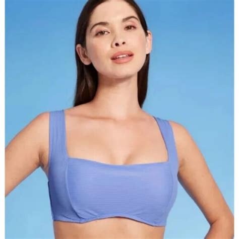 Women S Shade Shore Light Lift Blue Bikini Top 34BCD DD 36C D DD