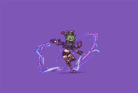 Create Pixel Art Genshin Impact Character For You By Falianzdo Fiverr