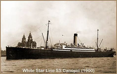 RMS Canopic Passenger Lists GG Archives