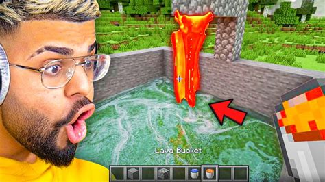 Realistic Water Vs Lava In Minecraft Youtube