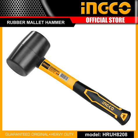 Ingco Hruh8208 8oz Rubber Mallet Hammer Iht Lazada Ph