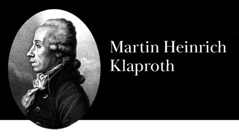 Hall Of Fame Martin Heinrich Klaproth