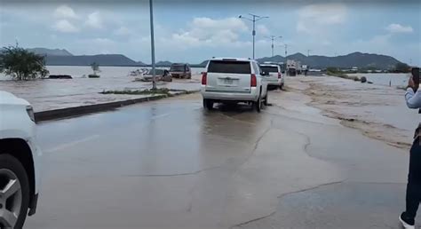 Amlo Cruza Puente Inundado Entre Guaymas Y Empalme Grupo Milenio