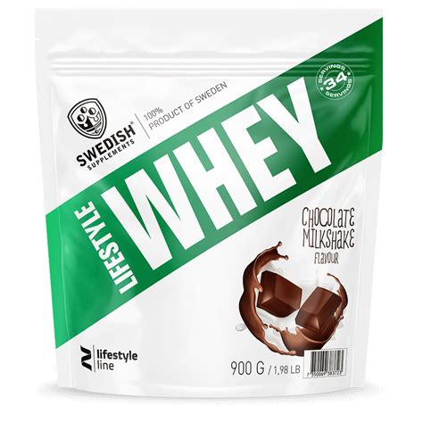 Lifestyle Whey Chocolate Milkshake Med 900g