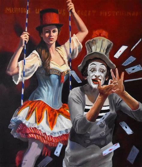 cirque du soleil painting  serghei ghetiu saatchi art