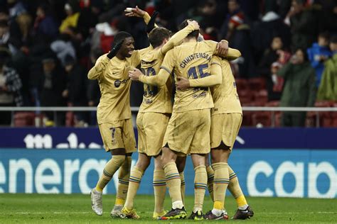 El Barcelona Vence Al Atl Tico De Madrid Y Es L Der De Laliga