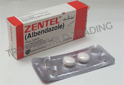 Zentel Tabs And Syp Gsk Albendazole Transworld Trading